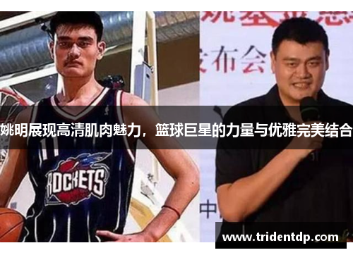 姚明展现高清肌肉魅力，篮球巨星的力量与优雅完美结合